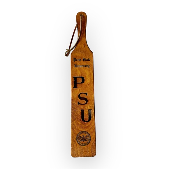 Penn State Fraternity Pledge Paddle – Rare Wooden Keepsake - Picture 2 of 5